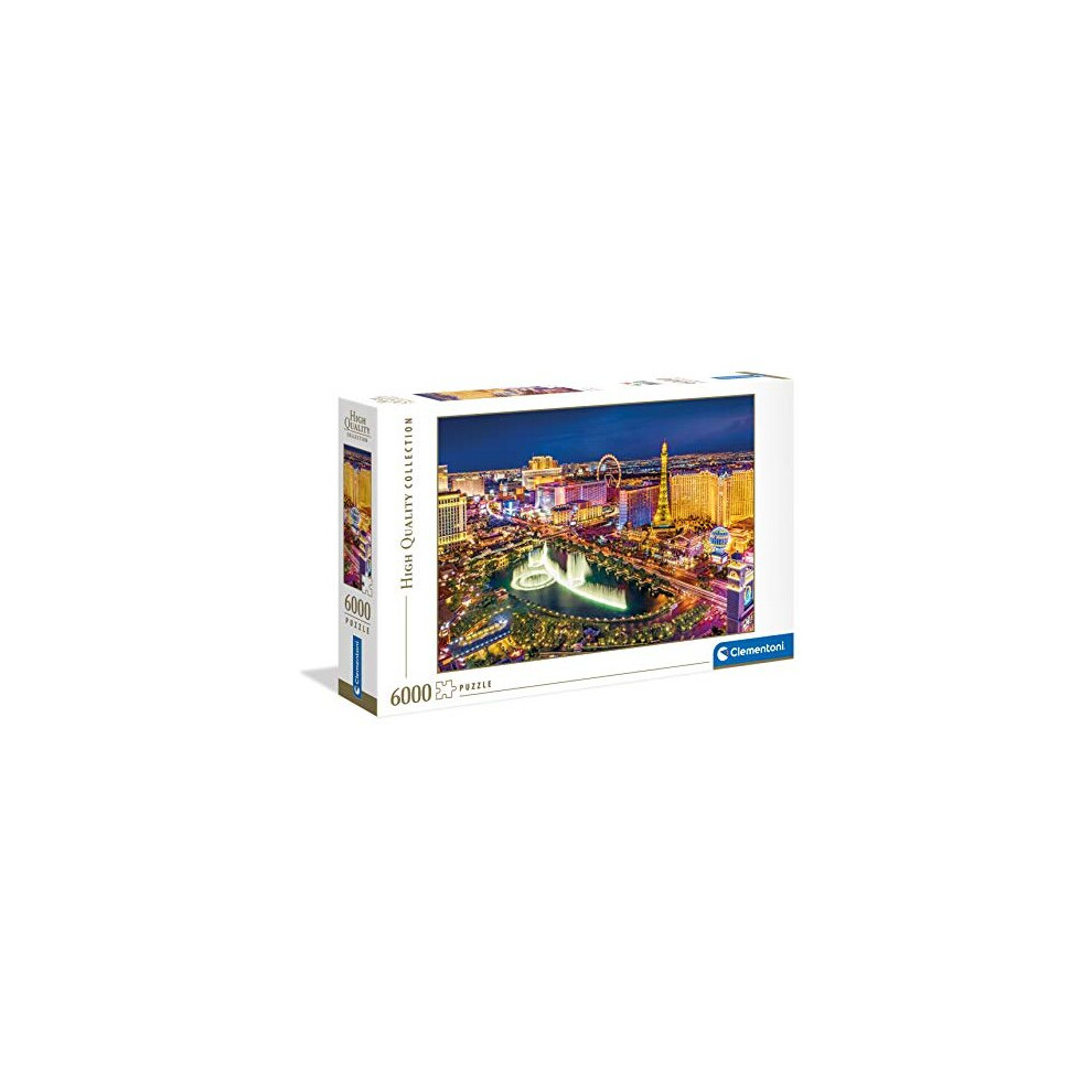 Clementoni 36528, Las Vegas Collection Puzzle for Adults and Children - 6000 Pieces , Ages 10 Years Plus