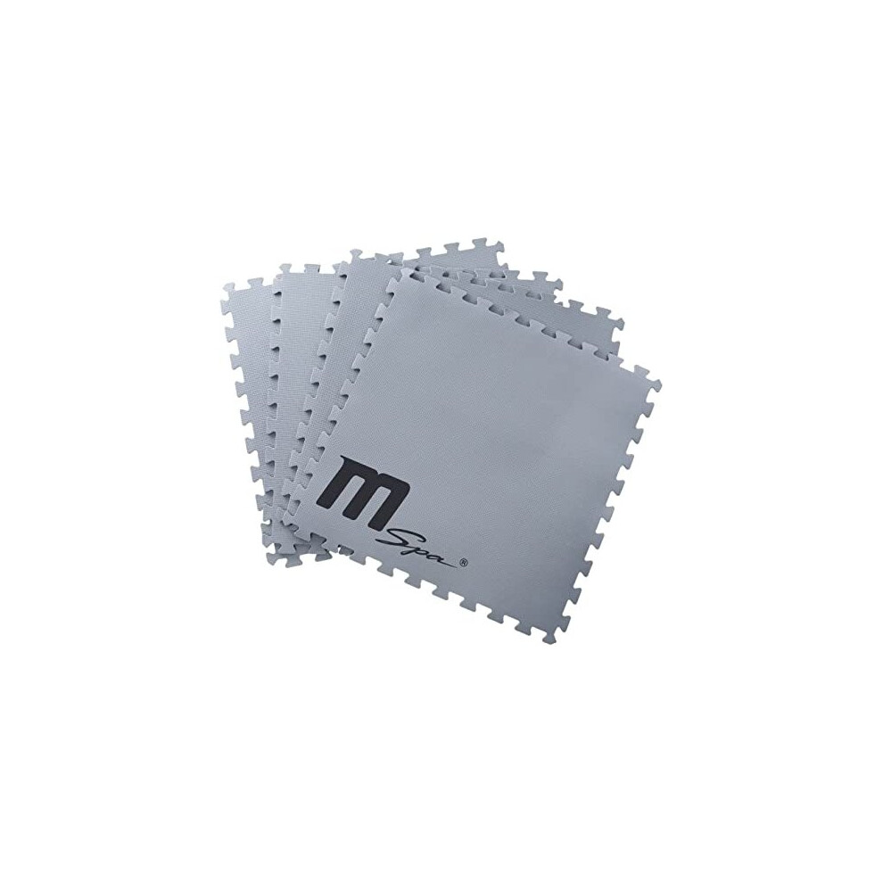 MSpa Inflatable Hot Tub Heat Retaining Foam Mat Accessories 9 Pcs Set