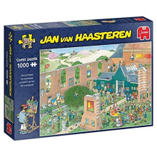 Jumbo, Jan Van Haasteren - Art Market - Jigsaw Puzzles for Adults, 1,000 Piece, 68 x 49 x 1 centimetres