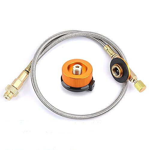 Outdoor Camping Fuel Canister Adaptor Camping/Hiking Stove Butane Gas Adapter Convert Connector (Stove Connector - View #2
