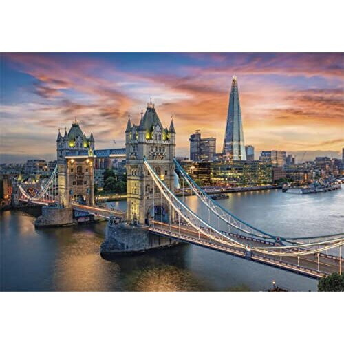 Clementoni Puslespil 1500 HQ London Twilight 1