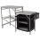Andes Camping Field Kitchen Worktop Table Stand With Cupboard 1