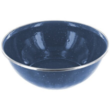 Highlander Deluxe Enamel Bowl Camping - Navy