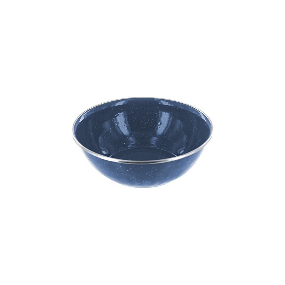 Highlander Deluxe Enamel Bowl Camping - Navy