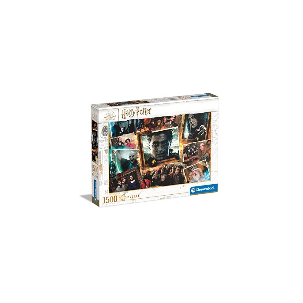 New Clementoni 31697 Harry Potter 1500 Pieces, Jigsaw Puzzle For Adults-Made In Italy, Multi-Coloured