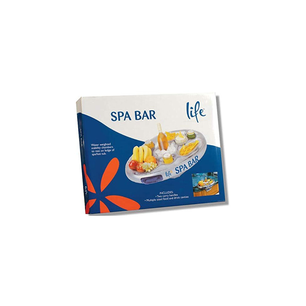 Life Spa Bar Inflatable Hot Tub Side Tray for Drinks and Snacks - Perfect for Pool Parties