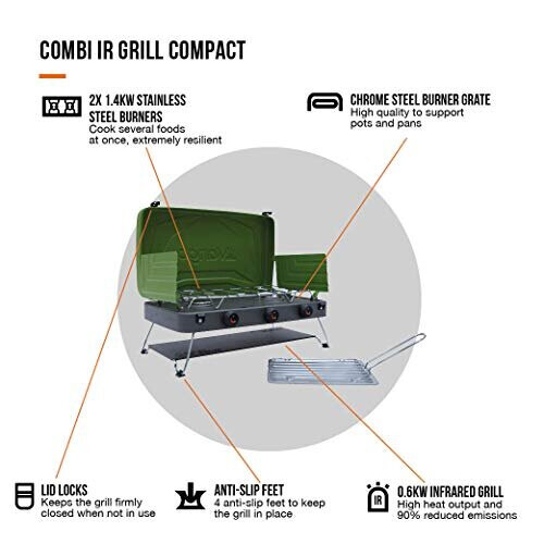 Vango Combi IR Grill Compact, herbal 1