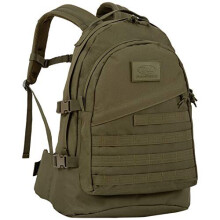 Highlander Military Tactical Assault Multi-Functional Tough Waterproof Backpack 40L - Comfortable Padded Back with Adjustable Shoulder Straps and