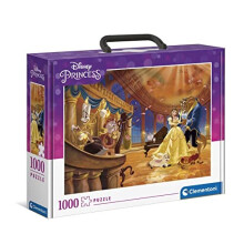 Clementoni 39676 Disney Princess 1000 Pieces, Jigsaw Puzzle for Adults-Made in Italy, Multi-Coloured