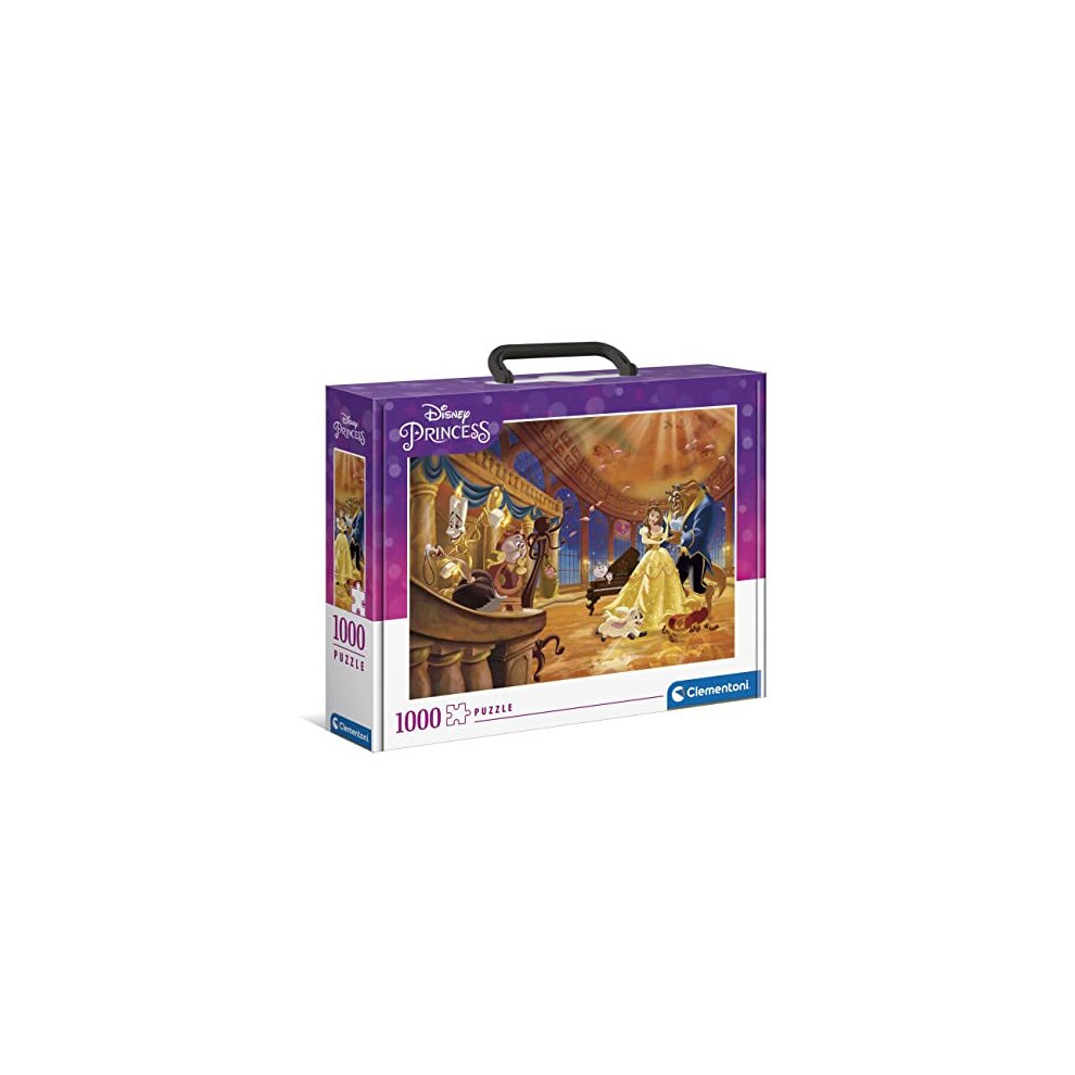 Clementoni 39676 Disney Princess 1000 Pieces, Jigsaw Puzzle For Adults-Made In Italy, Multi-Coloured