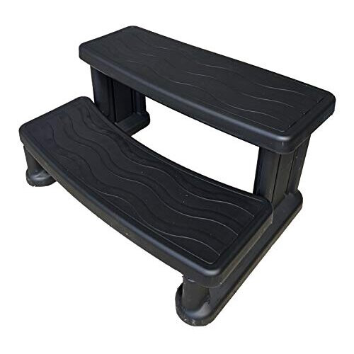 Cover Valet Black Spa Hot Tub Steps by