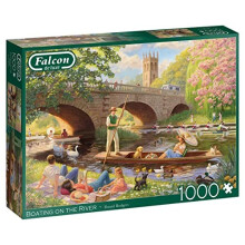 Jumbo, Falcon de luxe - Boating on the River, Jigsaw Puzzles for Adults, 1,000 piece