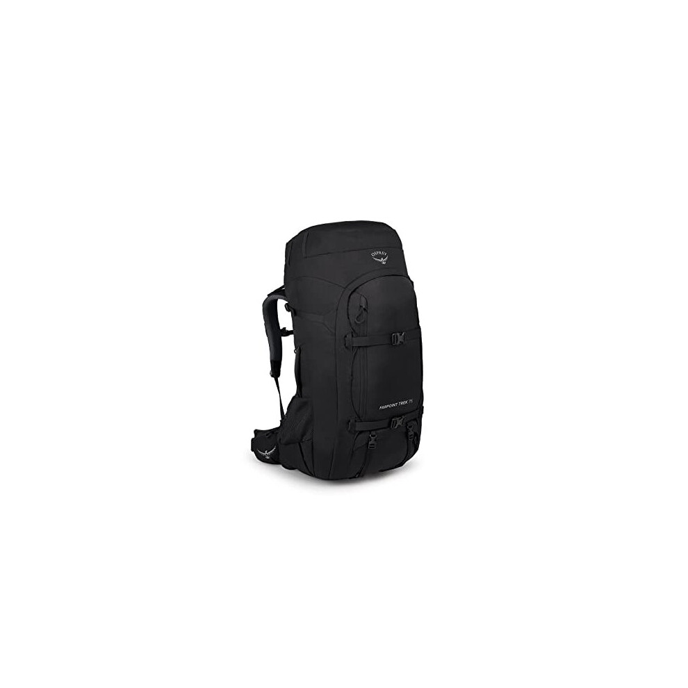 Osprey Farpoint Trek 75 Men's Backpacking Backpack Black O/S