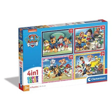 4-i-1 puslespil. Super farve. Paw Patrol 215133