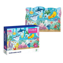 VÍZALATTI VILÁG PUZZLE 60 DARABOS PUZZLE A LEGKISEBB GYERMEKEKNEK