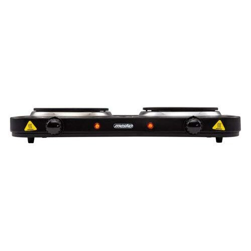 Cuisinière électrique à deux brûleurs - MESKO - MS 6509 - Puissance 2000W - Compacte et portable 1