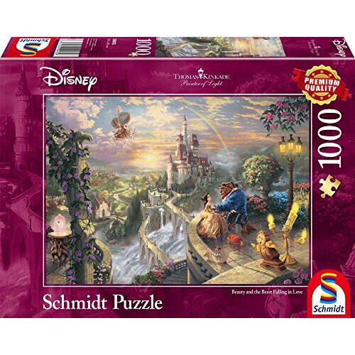 Puzzle - SCHMIDT SPIELE - Disney, La Bella e la Bestia - 1000 pezzi