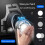 Zoomable LED Head Torch Headlamp, MALLSTAN IR Motion Sensor USB Rechargeable Headlight, Waterproof Helmet Light, 90? Rotatable Adjustable Head Lamp 4