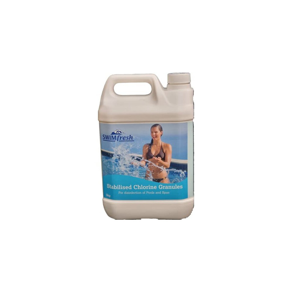 Swimfresh Swimming Pool Stabilised Chlorine Granules 5kg