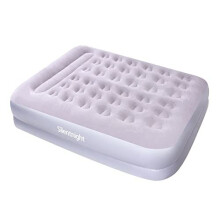 Silentnight King Size Airbed Grey with Built In Electric Pump ? Inflatable Blow Up Camping Air Mattress Ideal for Tents, Caravans and Guest Rooms ?