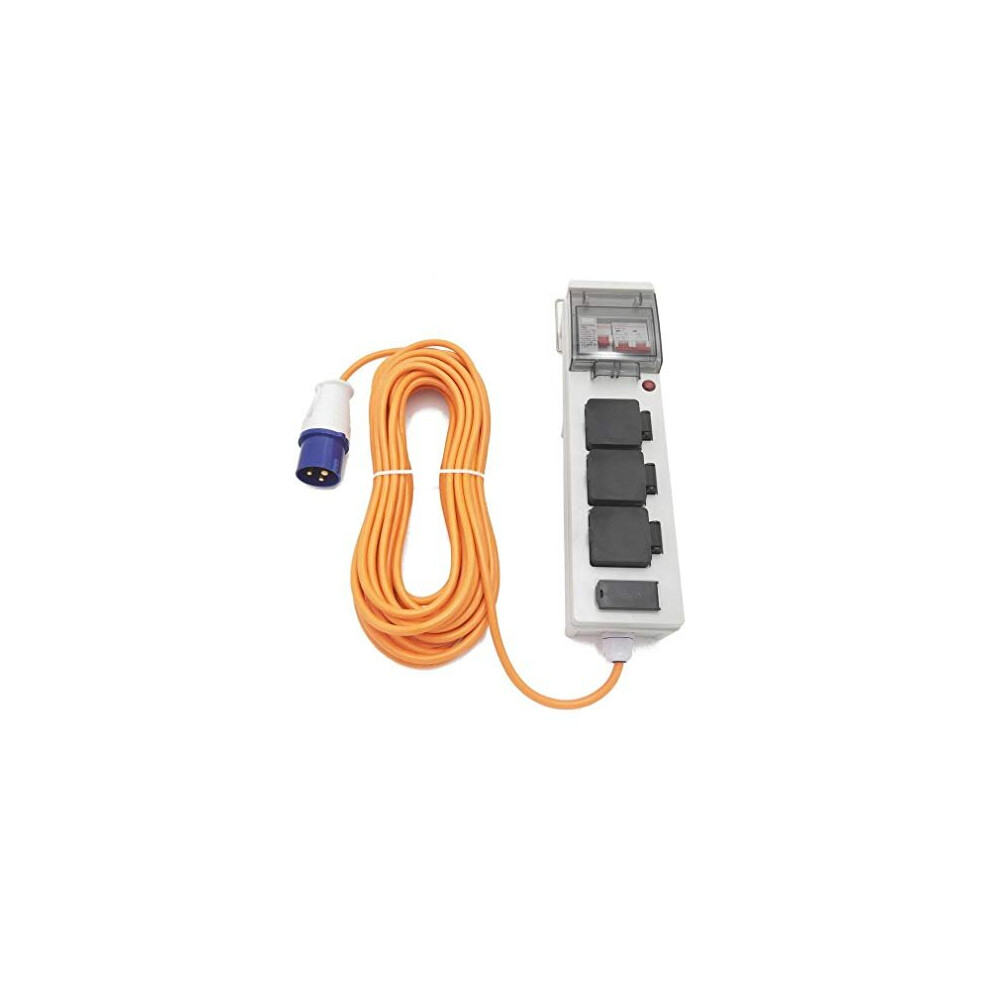 Eurohike Mobile Mains Kit With Usb (15M), For Tents, Awnings, Caravans, Motorhomes, Boats, Electric Hook Up For Camping, Camping Equipment, Camping
