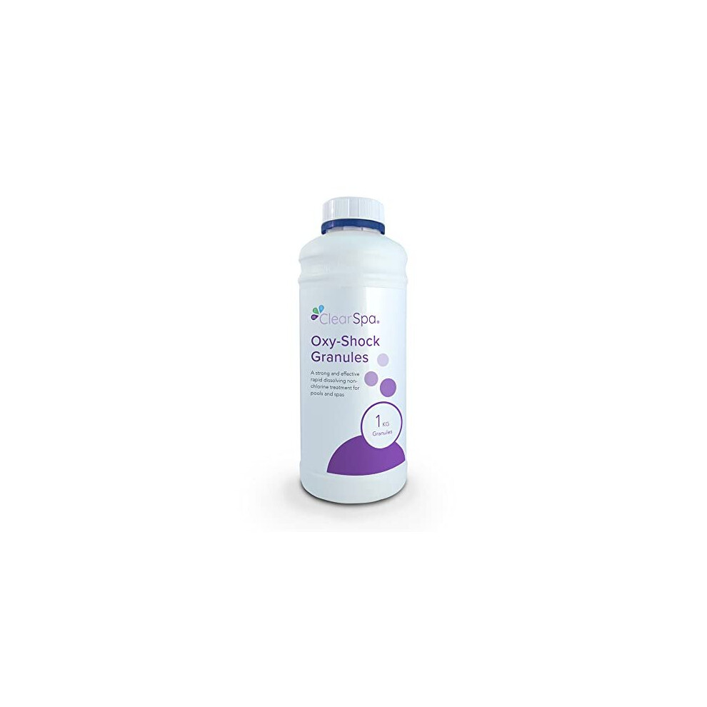 ClearSpa Non Chlorine Shock Granules 1kg - Suitable for all Hot Tubs, Swimming Pools and Spas