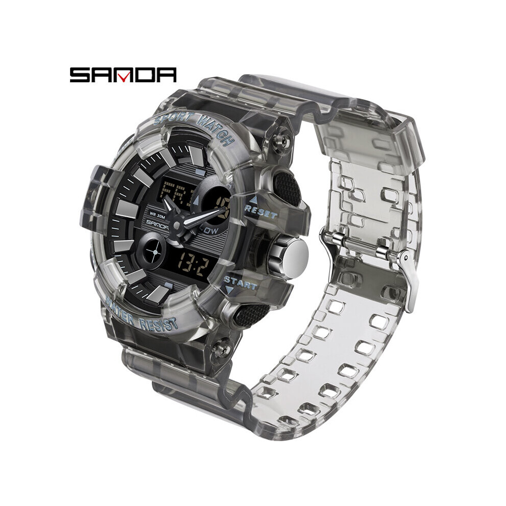 Sanda Top Men Military Watch G Style Waterproof Led Electronic Quartz Dual Display Sports Male Relogio Masculino-image-OPC-PBTG9FH-NEW