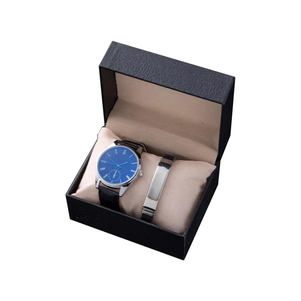 Men Watch Set Top Belt Business Quartz Wrist Watch Folding Wallet Bracelets For Mens Father's-image-OPC-PBTG5QJ-NEW