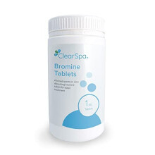 ClearSpa Bromine Tablets 1kg - Slow release, Suitable for Hot Tub, Spa and Swimming Pool Water Treatment