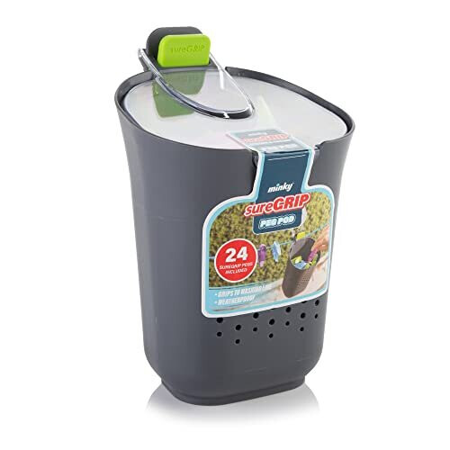 Minky Minky Pod w, Grey, Comes with 24 SureGrip Pegs