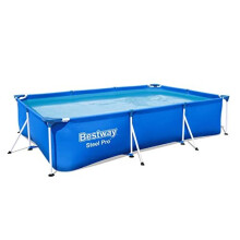 Bestway Steel Pro | Schwimmbad für den Außenbereich mit Filterpumpe, oberirdisches Rahmenbecken, mehrere Größen