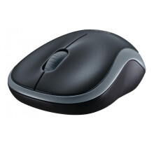 Mouse LOGITECH M185 Black Wireless USB 1000 3 Classic Windows