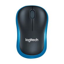 Mouse LOGITECH M186 Blue Bluetooth USB 1000 3 Classic Windows