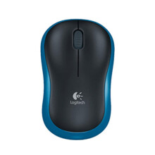Mouse LOGITECH M185 Blue Wireless USB 1000 3 Classic Windows