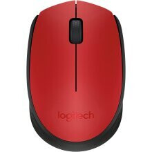 Mouse LOGITECH M170 Red Bluetooth USB 1000 3 Classic Windows