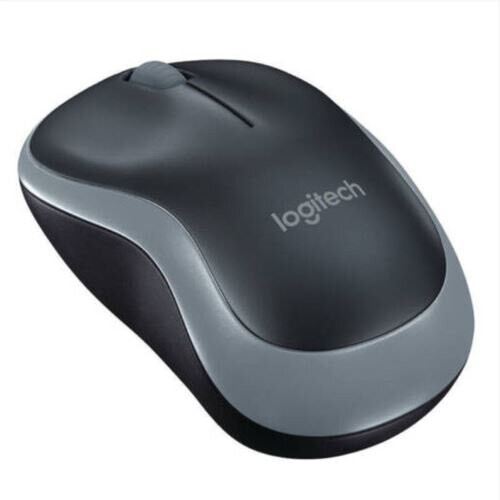Logitech Mouse LOGITECH M186 Black Bluetooth USB 1000 3 Classic Windows 2