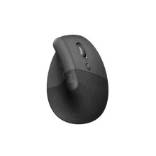 Mouse LOGITECH Lift Black Bluetooth USB 4000 4 Vertical Mac OS
