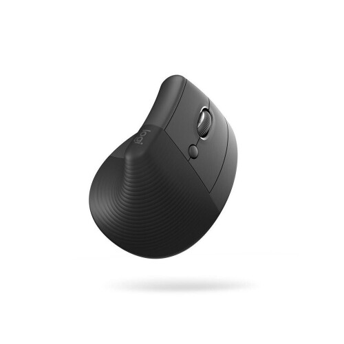 Logitech Mouse LOGITECH Lift Black Bluetooth USB 4000 4 Vertical Mac OS 1