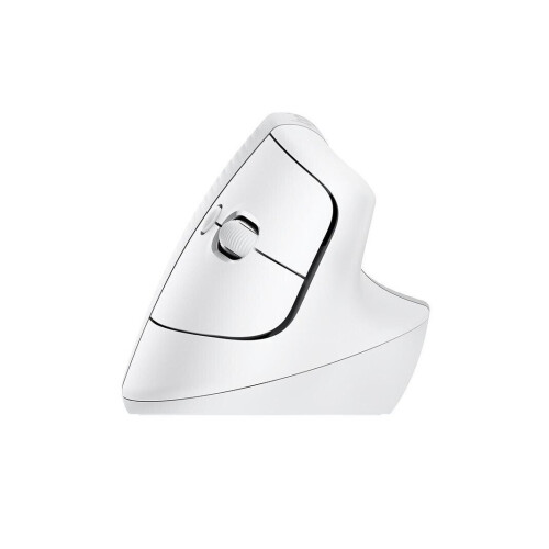 Logitech Mouse LOGITECH Lift White Bluetooth USB 4000 4 Vertical Mac OS 2
