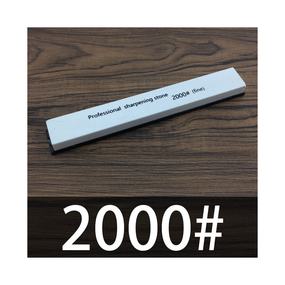 (A-Whetstone 2000 Grit As Shown) New White Alundum Thicker 60-3000# Professional Sharpening Stone Whetstone Knife Sharpener Stone Knife Kitchen Tools 4853843661831