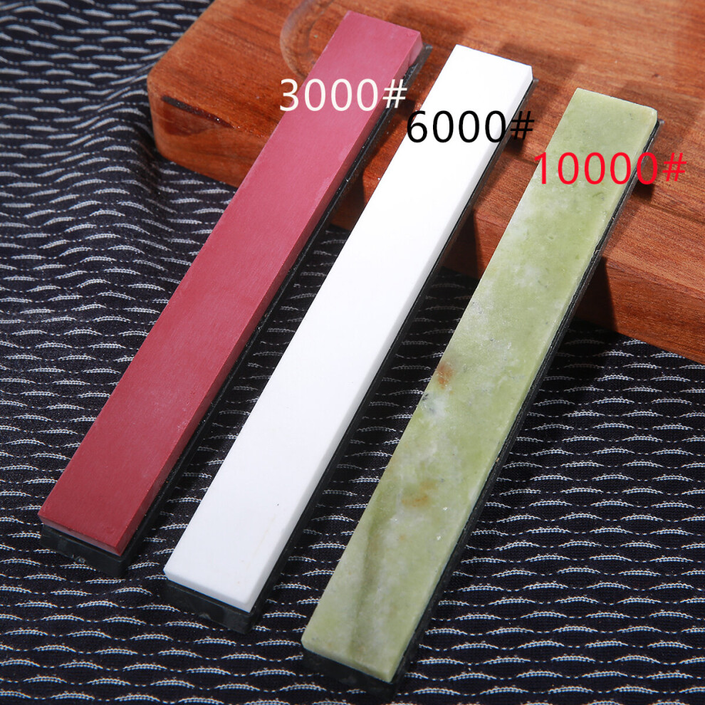 (A-3000600010000) Fixed Angle Knife Sharpener Whetstone Sets 240# 400# 800# 1500# 3000# 6000# 8000# 10000# 4853843656981