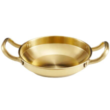 (a-32.5X22CM) Pot Pan Korean Ramen Noodle Steel Stainless Cooking Hot Household Instant Ramyun Pasta Paella Cooker Soup Seafood Double Kitchen