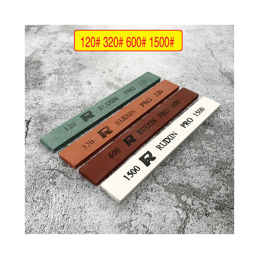(A-120 320 600 1500) Sharpening Stone Set Knife Sharpener Knife Whetstone For Kitchen Knife Sharpener Easy Carry Whetstone Stone Ruixin Pro 4853843629251