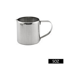 (a-5oz) Kitchen Durable Coffeeware Spout Pitcher Milk Jug Cream Frothing Coffee Latte Stainless Steel