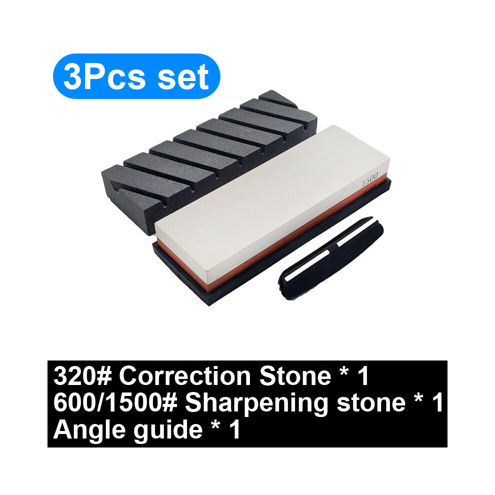 (A-3Pcs Set D Sharpening) Sharpening Stone Knife Sharpener Grit 240-8000|# Correction Whetstone Angle Guide Sharpeners Stone Grinding Knife Bamboo Bas 4853843659647