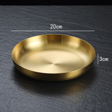 (a-20cm Golden) Durable Stainless Steel Golden Sliver Frying Pan Steak Skillet Roasting Cooking Pots Kitchenware Kitchen Cookware Accessories