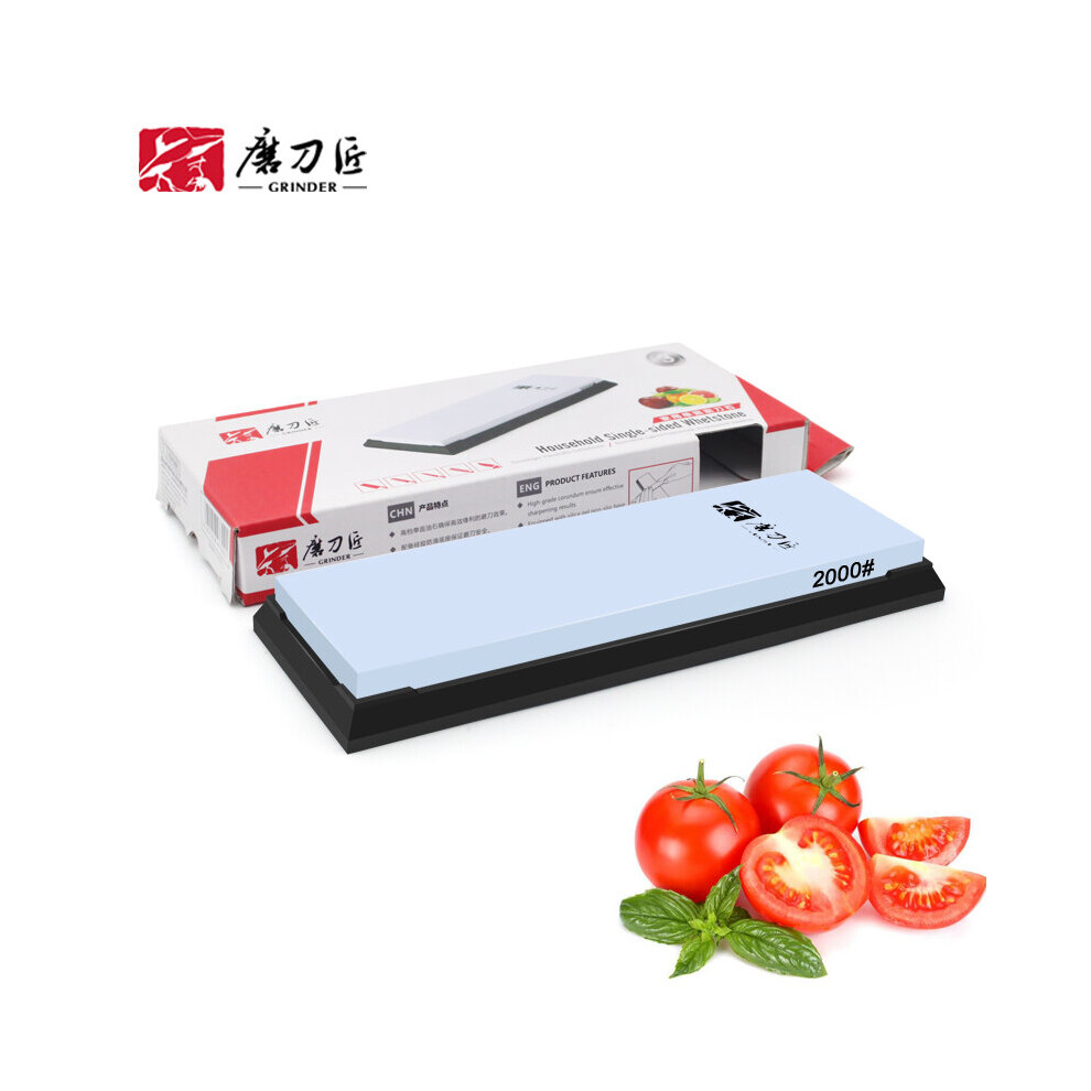 (A-2000Grit As Shown) Taidea Single-Side Sharpening Stone Brand Grinder Professional Knife Sharpener Fixed Angle Guide 2000# Whetstone Oilstone 4853843766369