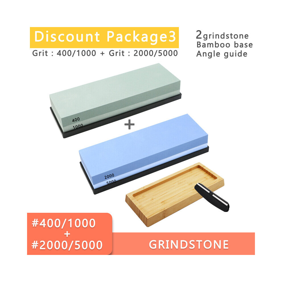 (A-Set 3 Commonly Used) Kitchen Tool 240-8000 Grit Knife Sharpener Stone Grinding Stones Corundum Whetstone Sharpening Stone Water Stone 4853843743094