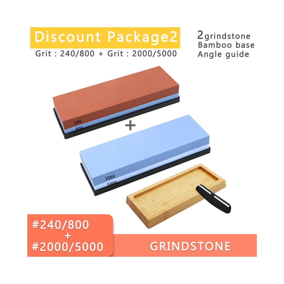 (A-Set 2 Commonly Used) Kitchen Tool 240-8000 Grit Knife Sharpener Stone Grinding Stones Corundum Whetstone Sharpening Stone Water Stone 4853843743087