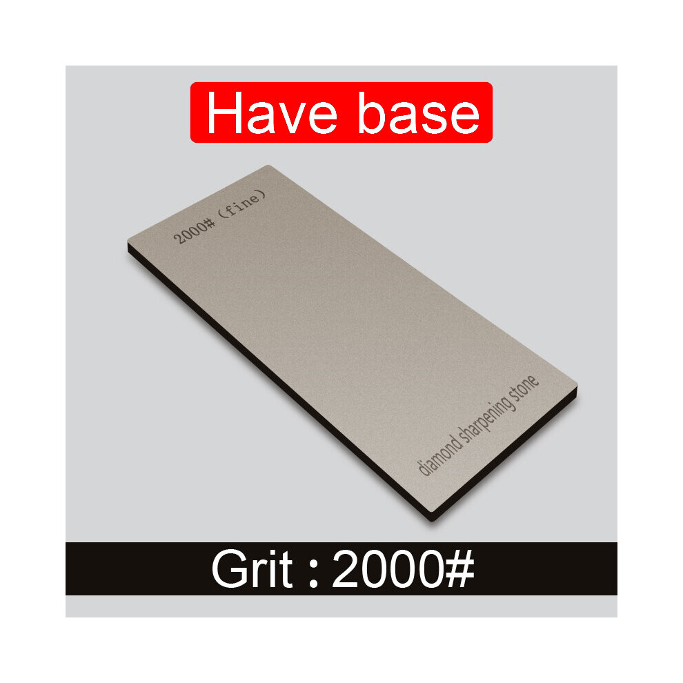 (A-Have Base 2000Grit) Knife Sharpener Sharpening Stone Grit 80# ~ 3000# Grindstone Diamond Tools Fine Grinding Stone Whetstone Kitchen Knives 170*75M 4853843700868